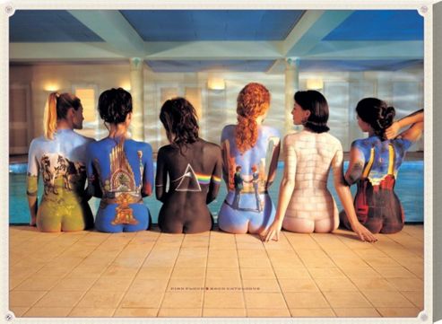 Image of Pink Floyd Back Catalogue Large Canvas Print