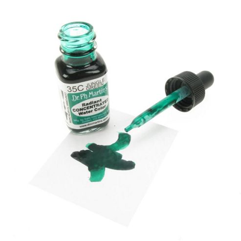 Image of Dr. Ph. Martin's Radiant Concentrated Watercolours - Jungle Green