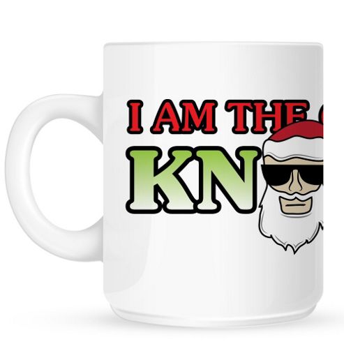 Image of I Am The One Who Knocks Xmas 10oz Ceramic Mug