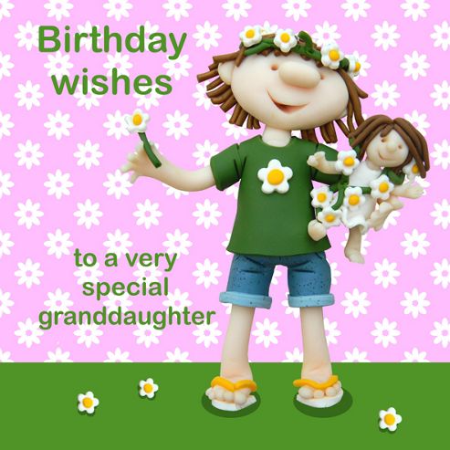 Image of Holy Mackerel Greeting Card - Special Granddaughter Birthday Greetings Card