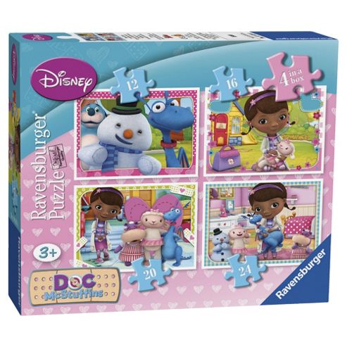 Image of Ravensburger Doc Mcstuffins 4-in-1 Jigsaw Puzzle