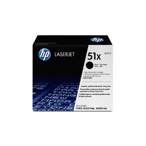 Image of Hp 51x laserjet Toner Cartridge - Black