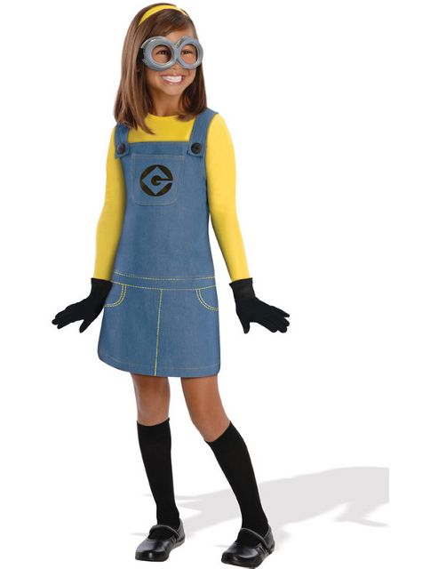 Image of Child Female Minion Costume Medium