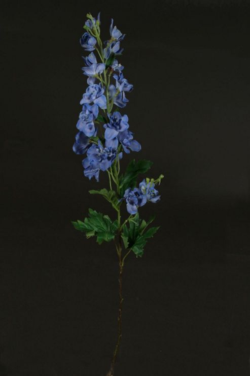 Image of Artificial 80cm Single Stem Blue Delphinium