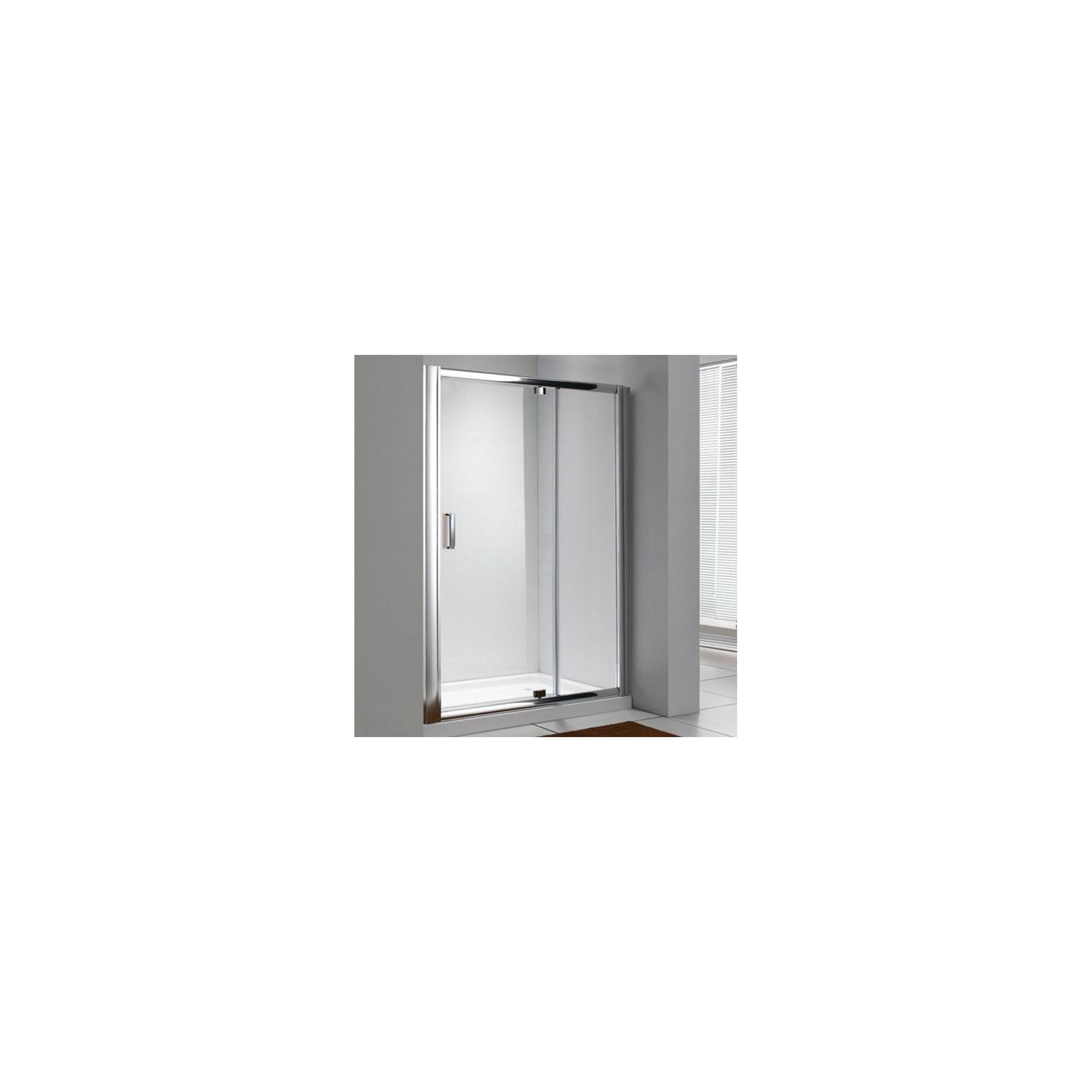 Duchy Style Pivot Shower Door, 1200mm Wide, 6mm Glass at Tescos Direct