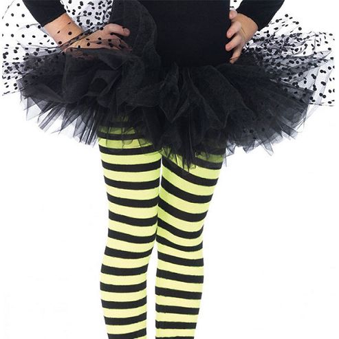 Image of Polka Dot Black Tutu - Child Costume 4-8 Years