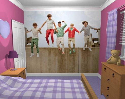 Image of 1wall One Direction Jump Wall Mural