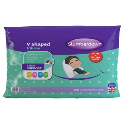 Buy Slumberdown V Shaped Pillow With 2 Pillow Cases From Our Pillows ...