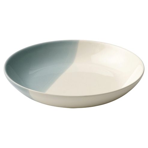 Image of Retro Dipped Pasta Bowl, Duck Egg