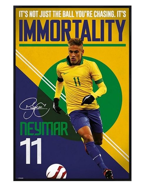 Image of Naymar Gloss Black Framed Immortality Poster