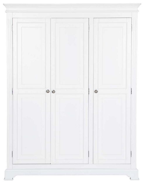Image of Ultimum Banbury Elegance White Triple Wardrobe