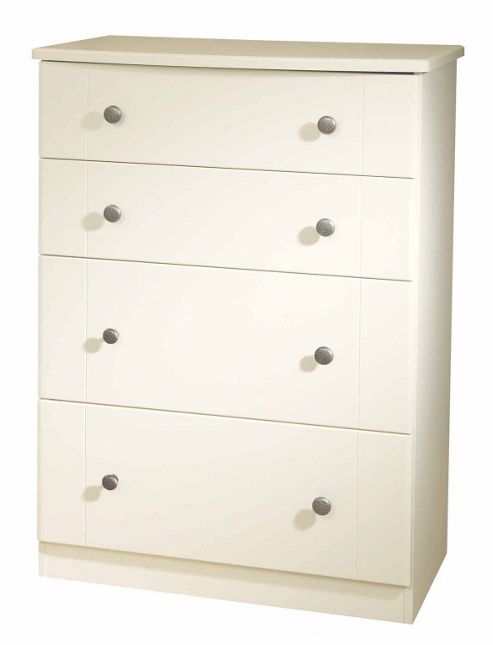 Image of Welcome Furniture Kingston 4 Drawer Deep Chest - Light Oak
