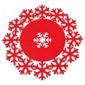 Snowflake Felt Placemat