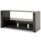 Bench Piano Black and Smoked Glass Stand for TVs up to 50 inch