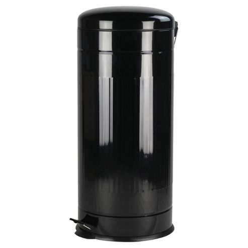 Image of 30l Retro Kitchen Bin - Black