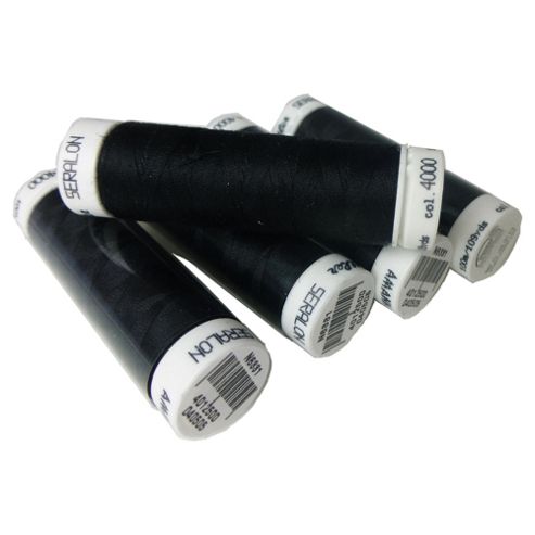 Image of Gutermann Thread 100m Black 5 Reels