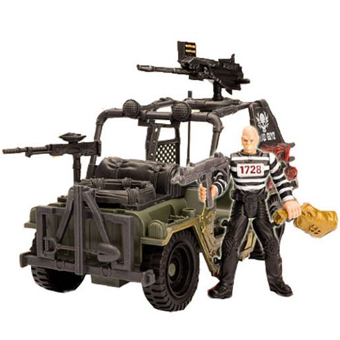 Image of Police Force Bad Guyz Jeep And Figure