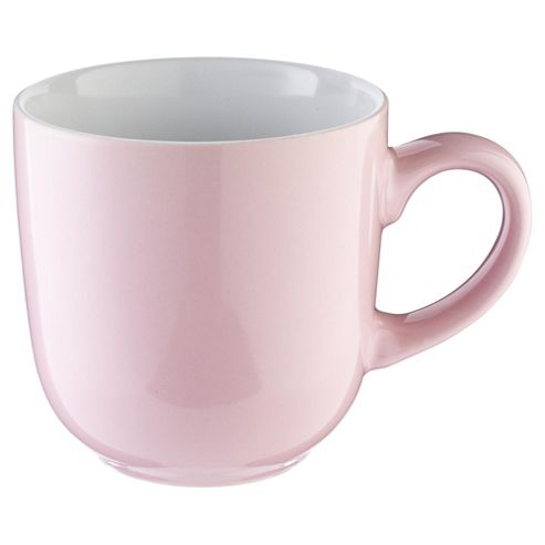 Image of Tesco Plain Pink Hug Mug Single