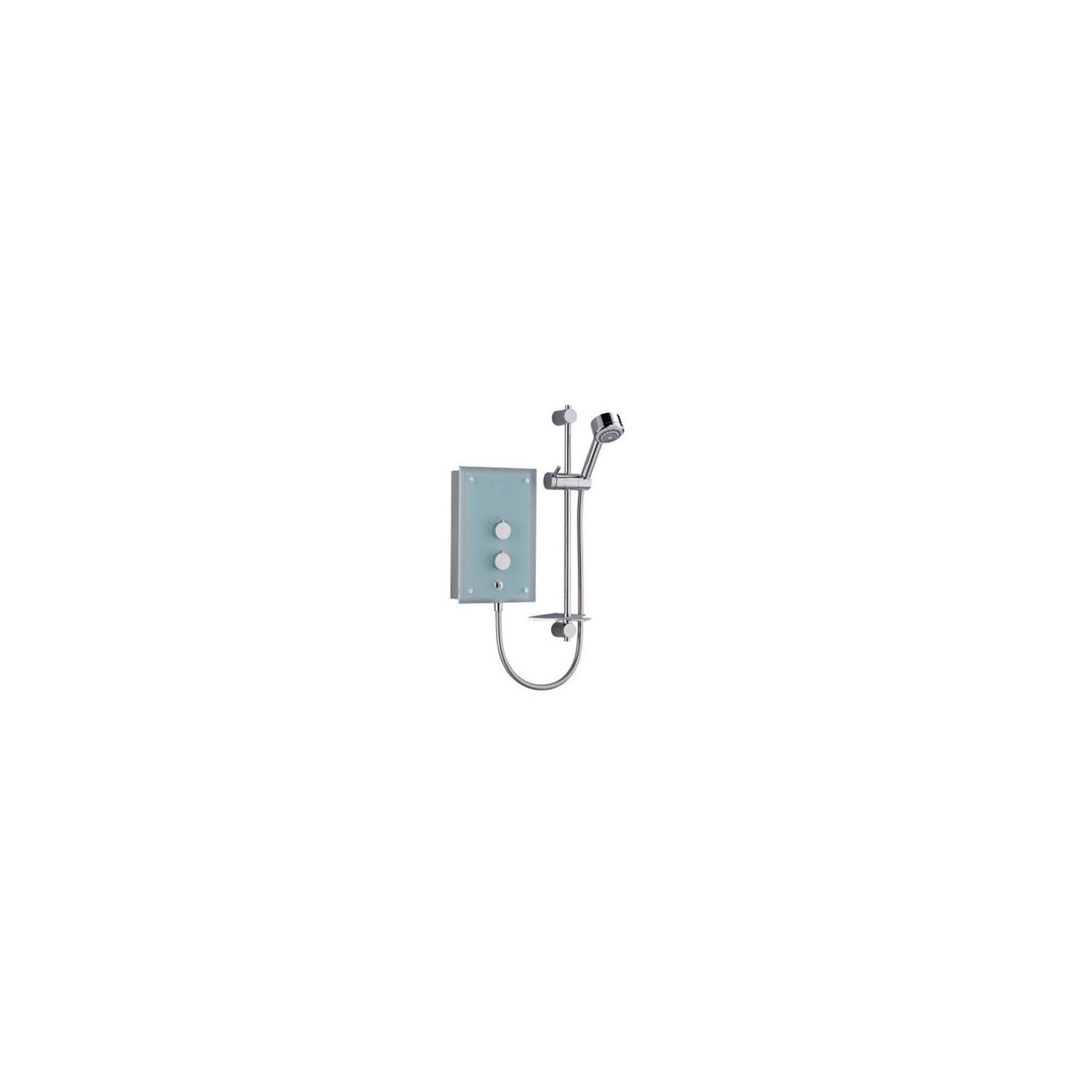 Mira Azora 9.8 kW Electric Shower, 4 Spray Handset, Frosted Glass/Chrome at Tesco Direct