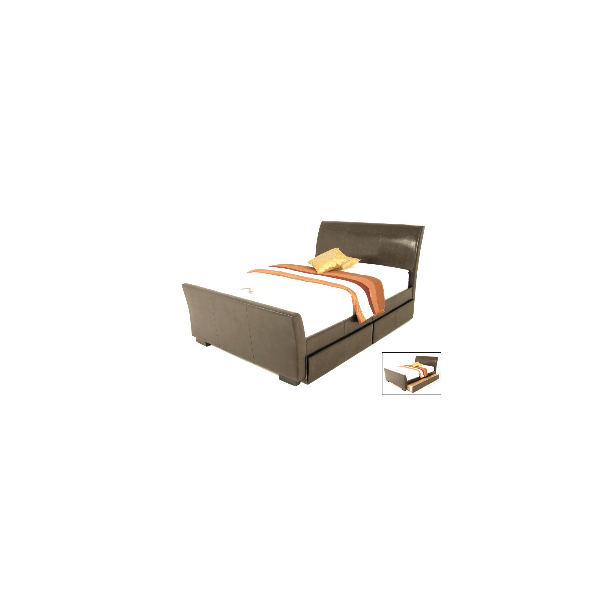 Elements Tripoli Bed - King - Brown at Tesco Direct