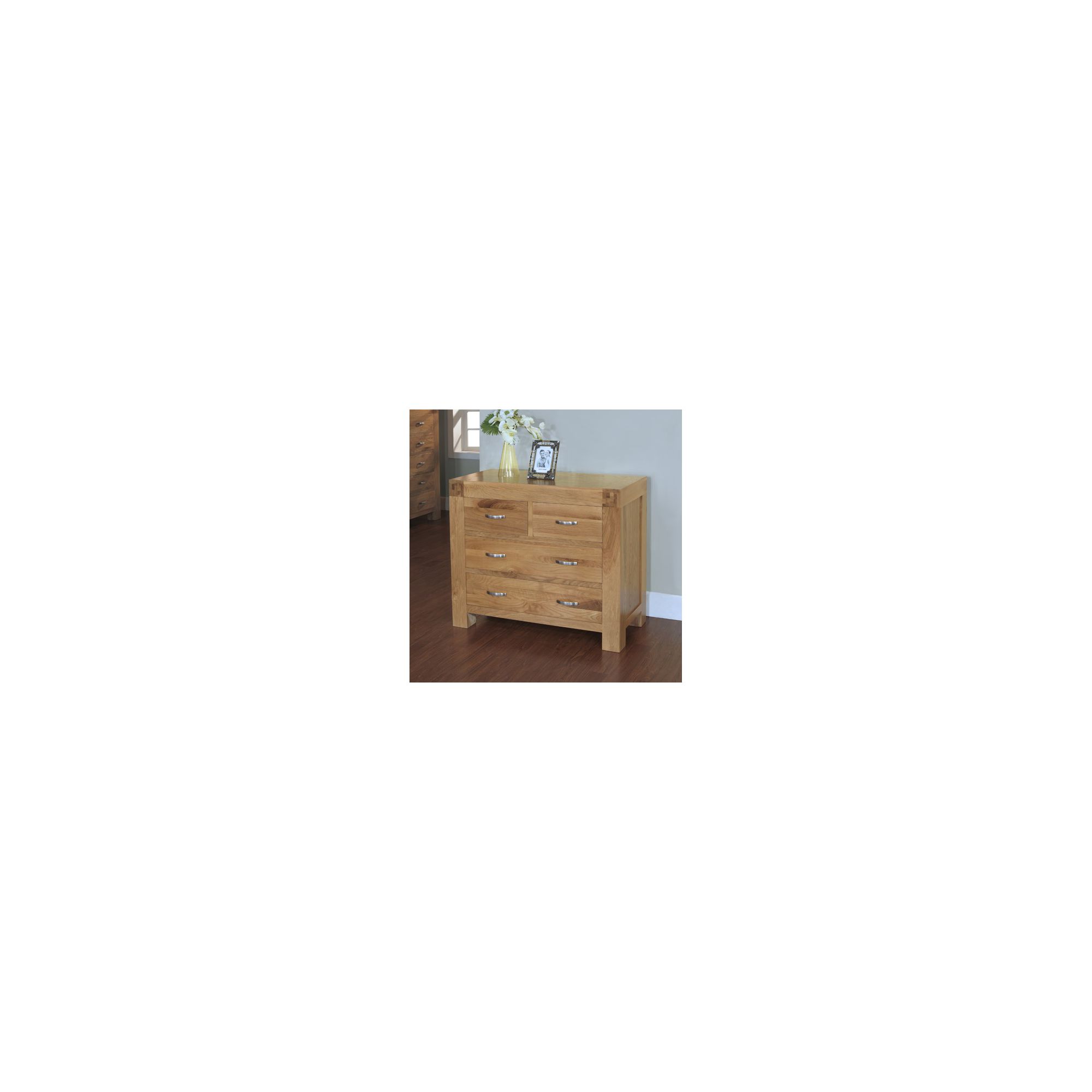 Hawkshead Rustic Oak Blonde 2 Over 2 Drawer Chest at Tesco Direct