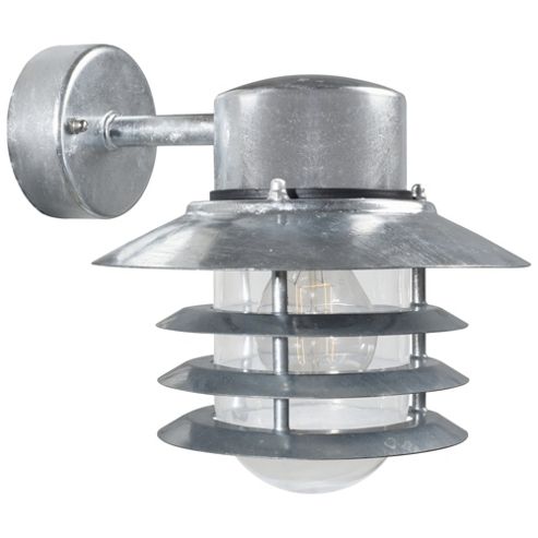 Buy Nordlux Vejers Down Wall Light - Galvanized Steel from our Outdoor Lanterns range - Tesco