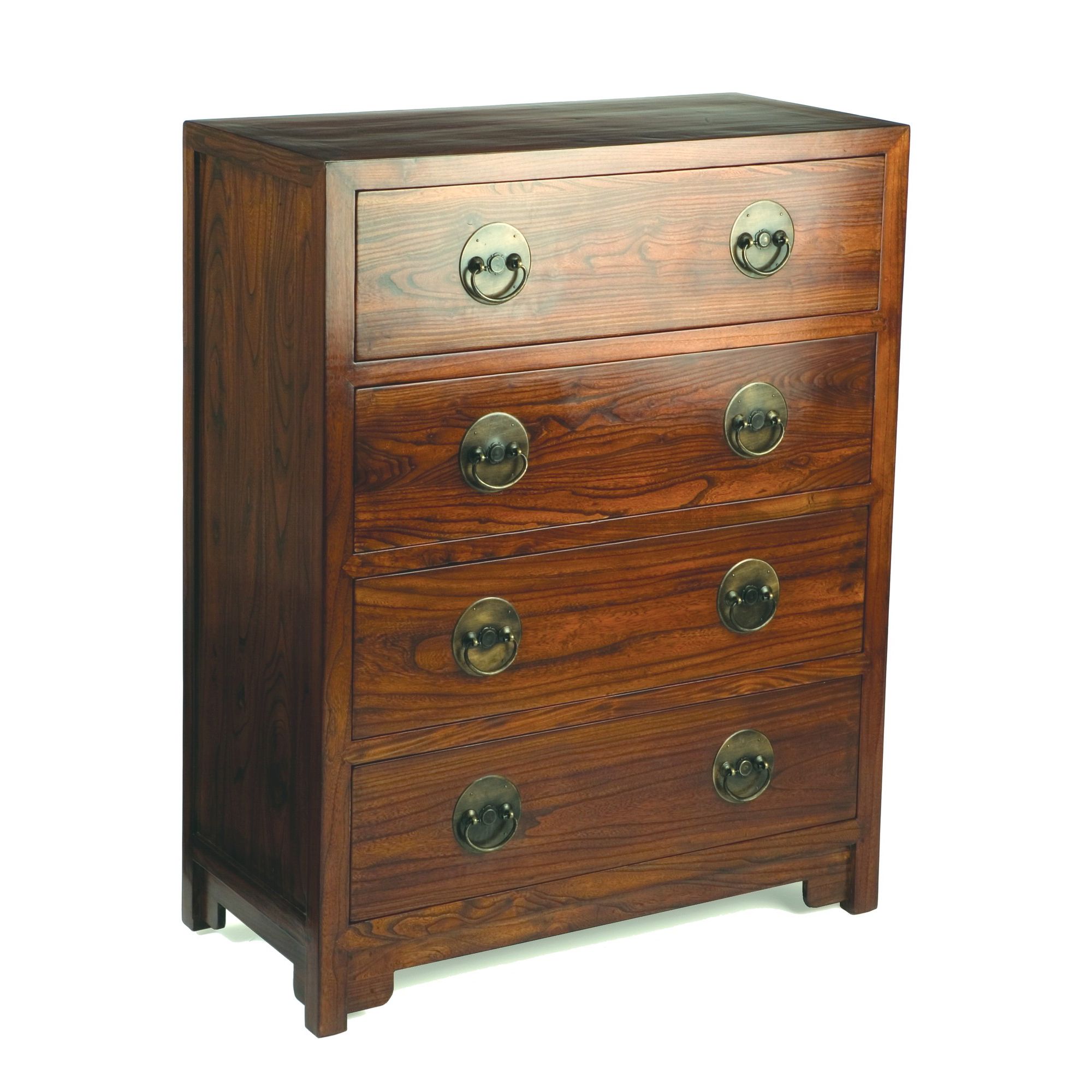 Shimu Chinese Classical Ming Chest of Drawers - Warm Elm at Tesco Direct