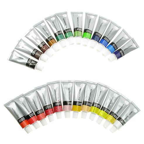Image of Daler Simply Watercolour Set 24 X 12ml Tubes