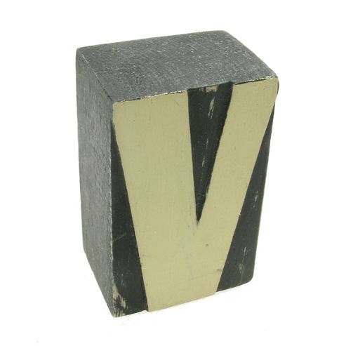 Image of Block Letter - V