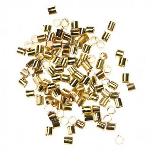 Image of Crimp Tubes - Gold - 500 Pack