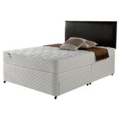 Silentnight Miracoil Comfort Micro Quilt Non Storage Divan, Small Double