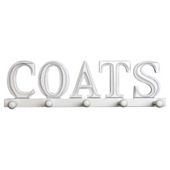 Vintage Coat Word Hooks