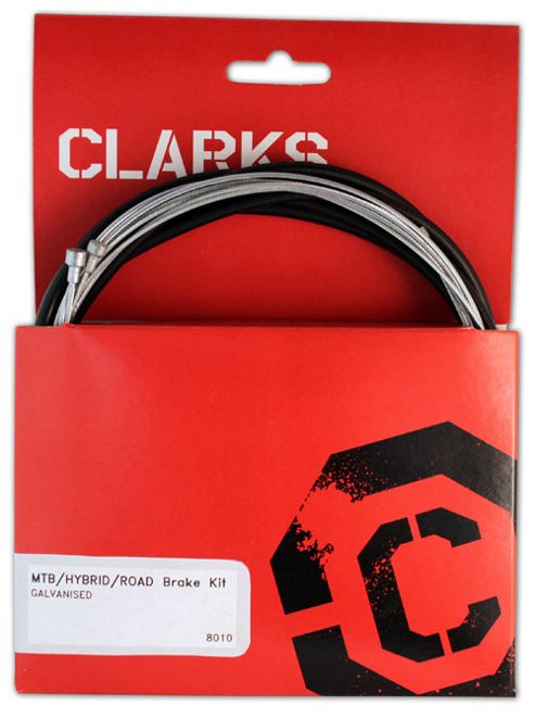 Image of Clarks Galvanised Mtb / Hybrid / Road Brake Cable Kit (carded)