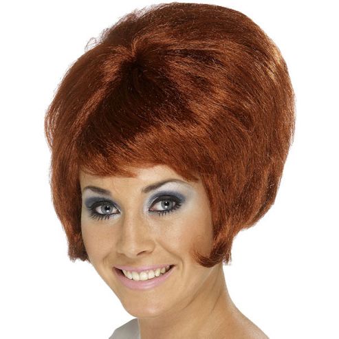 Image of 60's Beehive Wig - Auburn