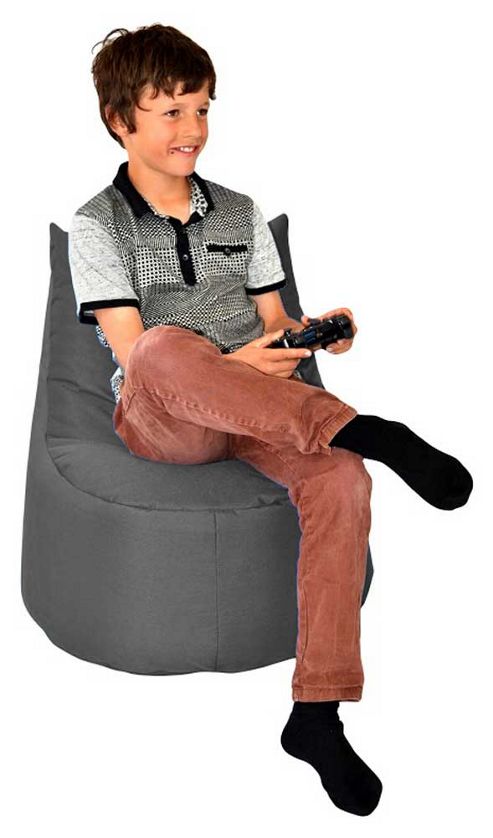 Image of Valufurniture Large Gamer Grey Bean Bag