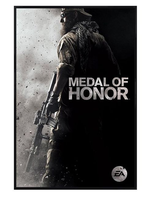 Image of Medal Of Honor Gloss Black Framed The Calm Before The Storm Moh Poster