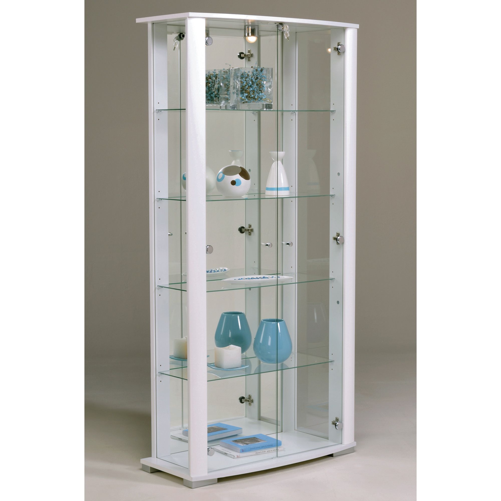 Parisot Ella Display Cabinet - White at Tesco Direct