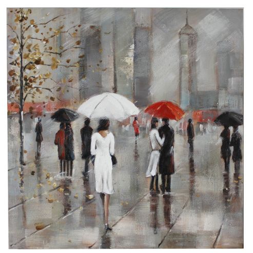Image of Cimc Home New York In The Rain Canvas Art