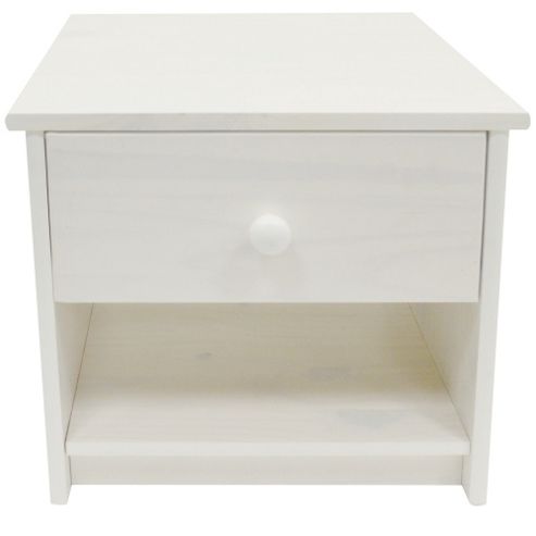 Image of Bedside Cabinet / Table -white