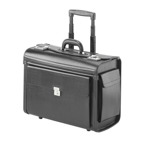 Image of Falcon 16 Inch Laptop Pilot Trolley Case. Excellent Business Wheeled Case