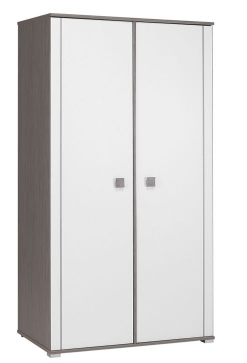 Image of Galipette Nolan Wardrobe - Limed Oak / White