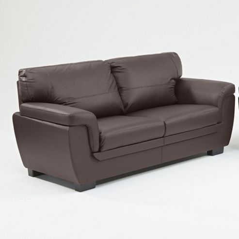 Image of Ideal Furniture Katia 3 Seater Sofa - Brown