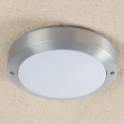 Image of Endon Lighting Fluorescent Outdoor Flush Mount In Chrome