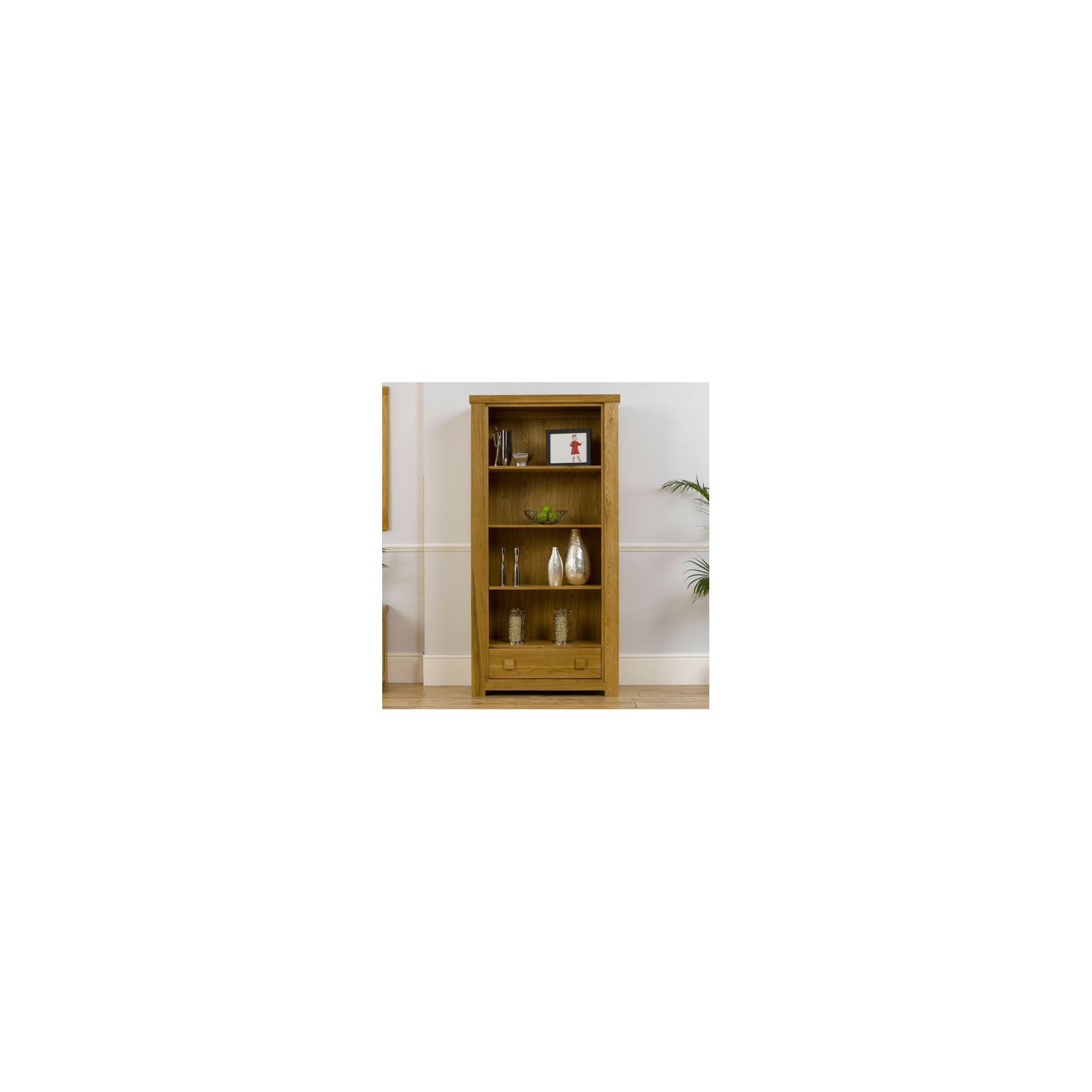 Mark Harris Furniture Barcelona Display Unit in Solid Oak at Tescos Direct