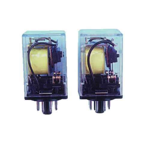 Image of High Power Standard 240v Ac 10a 3pdt Round Base Relay