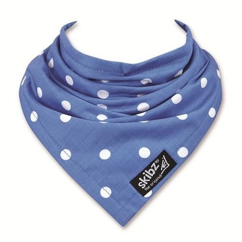 Image of Skibz Bandana Dribble Bib - Blue Spot