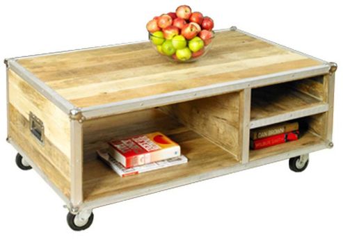Image of Baumhaus Irc08c Roadie Chic Oak Coffee Table
