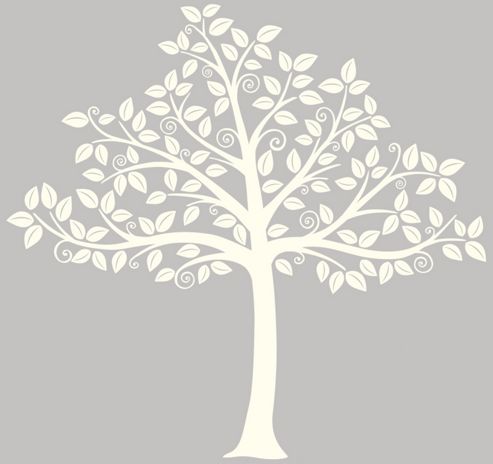 Image of Wallpops!wallartforbaby Silhouette Tree Baby Wall Stickers