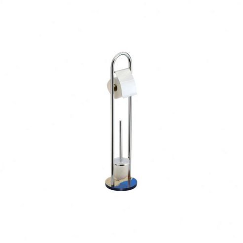 Image of Sanwood Karibik Toilet Brush Set In Chrome