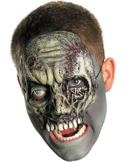Image of Chinless Walking Zombie Mask